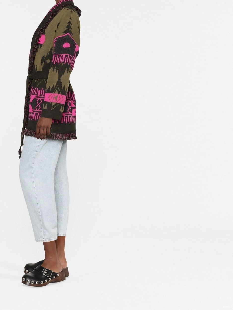 Affordable cardigan geometric-jacquard Icon Women Alanui 0810